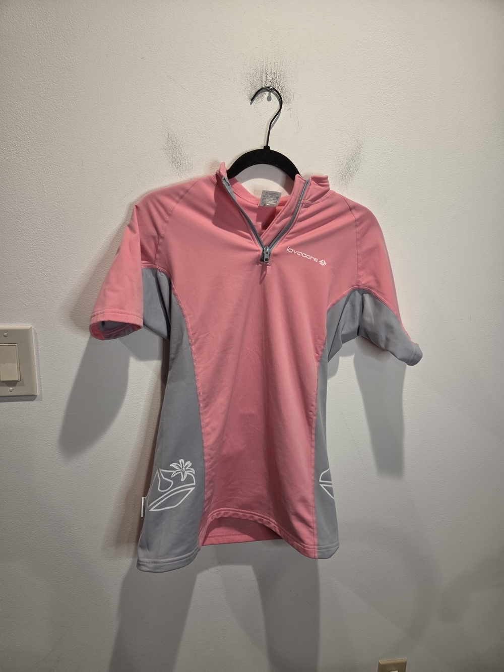 Lavacore Size 12 Beachy Pink/grey Lavaskin Water Sports Top